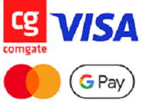 Platba kartou, Google Pay, rychlý bank.převod (ComGate)