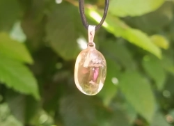Přírodní citrín přívěsek 2 cm - SLUNCE