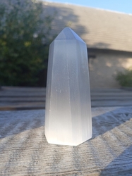 Selenit obelisk 12 cm