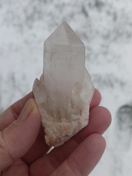 Chrámový krystal křišťálu 52 g - BÍLÝ CHRÁM