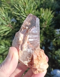 ZÁHNĚDA morion s ametystem - mistrovský krystal 122 g 