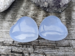 Chalcedon modrý srdce extra kvalita 14 g