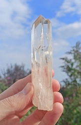 Krystal křišťálu TANTRICKÁ DVOJICE S KLÍČI - mistrovský krystal 72,3 g