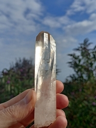 Krystal křišťálu TANTRICKÁ DVOJICE S KLÍČI - mistrovský krystal 72,3 g