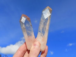 Krystaly křišťálu DVA SPOJOVATELÉ ČASU - mistrovské krystaly