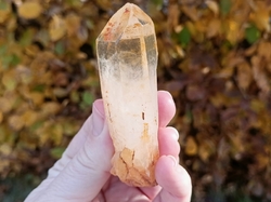 Krystal křišťálu - ZLATÝ LÉČITEL + TRANSMITTER - mistrovský krystal