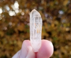 Krystal křišťálu - ZLATÝ LÉČITEL + TRANSMITTER mini - mistrovský krystal