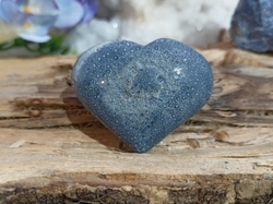 Korál modrý srdce 5,4 cm