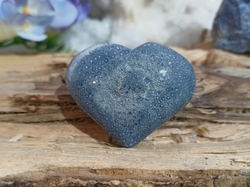 Korál modrý srdce 4,9 cm