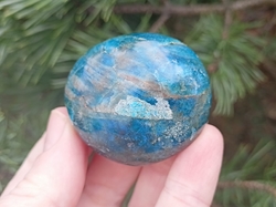 APATIT modrý leštěný hmatka 92 g