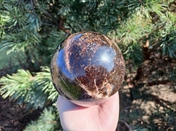 Opál tmavý koule 9,5 cm - ÚSPĚCH DO ŽIVOTA  