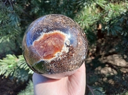 Opál tmavý koule 9,5 cm - ÚSPĚCH DO ŽIVOTA  