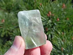  Fluorit zelený leštěný, 34,8 g