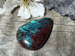 Chryzokol kabošon extra kvalita 7,93 g, Peru
