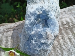 Celestýnová drúza 2150 g - ZRCADLOVÝ CHRÁM