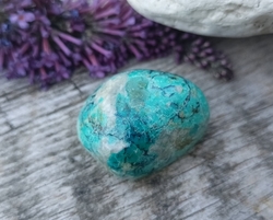 Chryzokol troml 12,8 g Peru - HARMONIE A KOMUNIKACE