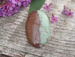 Chryzopras kabošon 5,7 g, Brazílie