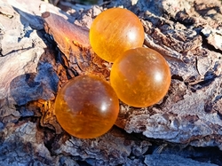 Koule FLUORIT žlutý mini 17 g - SLUNCE