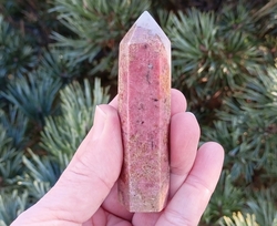 Rodonit + křemen špice 115 g