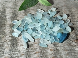 Akvamarín mini troml 20 g Brazílie 