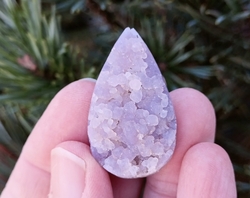 Hroznový chalcedon broušená kapka 12,7 g - DŮVĚRA V SEBE