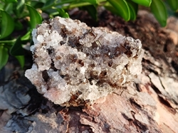 Magnezit, turmalín - uvit krystal 78,5 g Brazílie