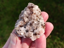 Magnezit, turmalín - uvit krystal 78,5 g Brazílie