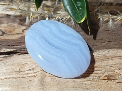 Chalcedon modrý kabošon extra kvalita 6,19 g