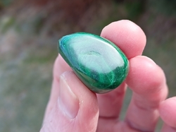 Malachit troml 18,5 g Kongo