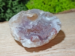Achát peříčkový  mini geoda 12,8 g