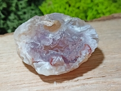 Achát peříčkový  mini geoda 12,8 g