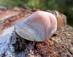 Achát růžový troml 12 g, Botswana 