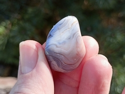 Achát růžový troml 12 g, Botswana 