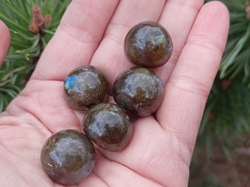 LABRADORIT tromlovaný kulička 10 g