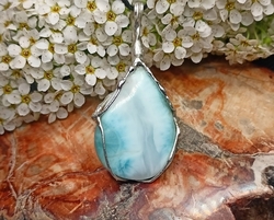 LARIMAR přívěsek -  PROPOJENÍ S DUŠÍ