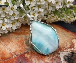 LARIMAR přívěsek -  PROPOJENÍ S DUŠÍ