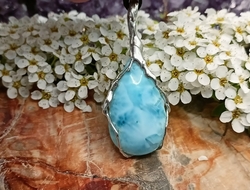 LARIMAR top kvalita přívěsek - CÍTÍM SVOU NÁDHERNOU DUŠI