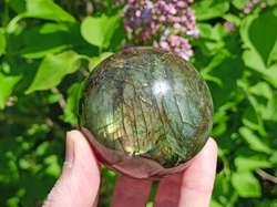 Labradorit koule 294 g Madagaskar