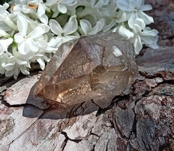 Záhněda horský krystal špice 33,4 g Mont Blanc Francie - ZÁZNAMOVÝ KRYSTAL