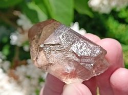 Záhněda horský krystal špice 33,4 g Mont Blanc Francie - ZÁZNAMOVÝ KRYSTAL