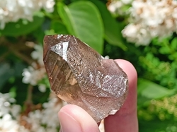 Záhněda horský krystal špice 33,4 g Mont Blanc Francie - ZÁZNAMOVÝ KRYSTAL