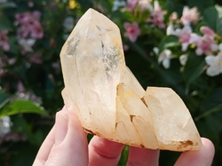 Drúza křišťál s limonitem 140 g - SLUNEČNÍ MĚSTO 
