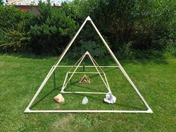 Pyramida dřevěná 100 cm skládací - ENERGIE