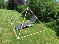 Pyramida dřevěná 200 cm skládací - HARMONIZACE A RELAXACE