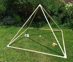 Pyramida dřevěná 200 cm skládací - HARMONIZACE A RELAXACE