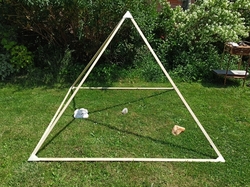 Pyramida dřevěná 200 cm skládací - HARMONIZACE A RELAXACE