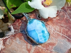 LARIMAR top kvalita přívěsek - CÍTÍM SVOU NÁDHERNOU DUŠI