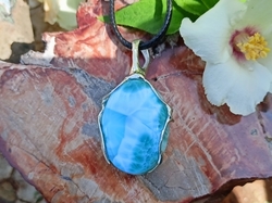 LARIMAR top kvalita přívěsek - CÍTÍM SVOU NÁDHERNOU DUŠI