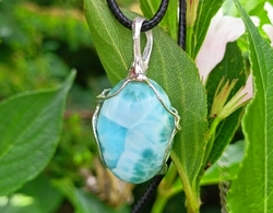 LARIMAR top kvalita přívěsek - CÍTÍM SVOU NÁDHERNOU DUŠI