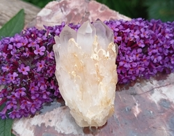Drúza křišťálu candle quartz 35 g - CHRÁM SVĚTLA A MOUDROSTI